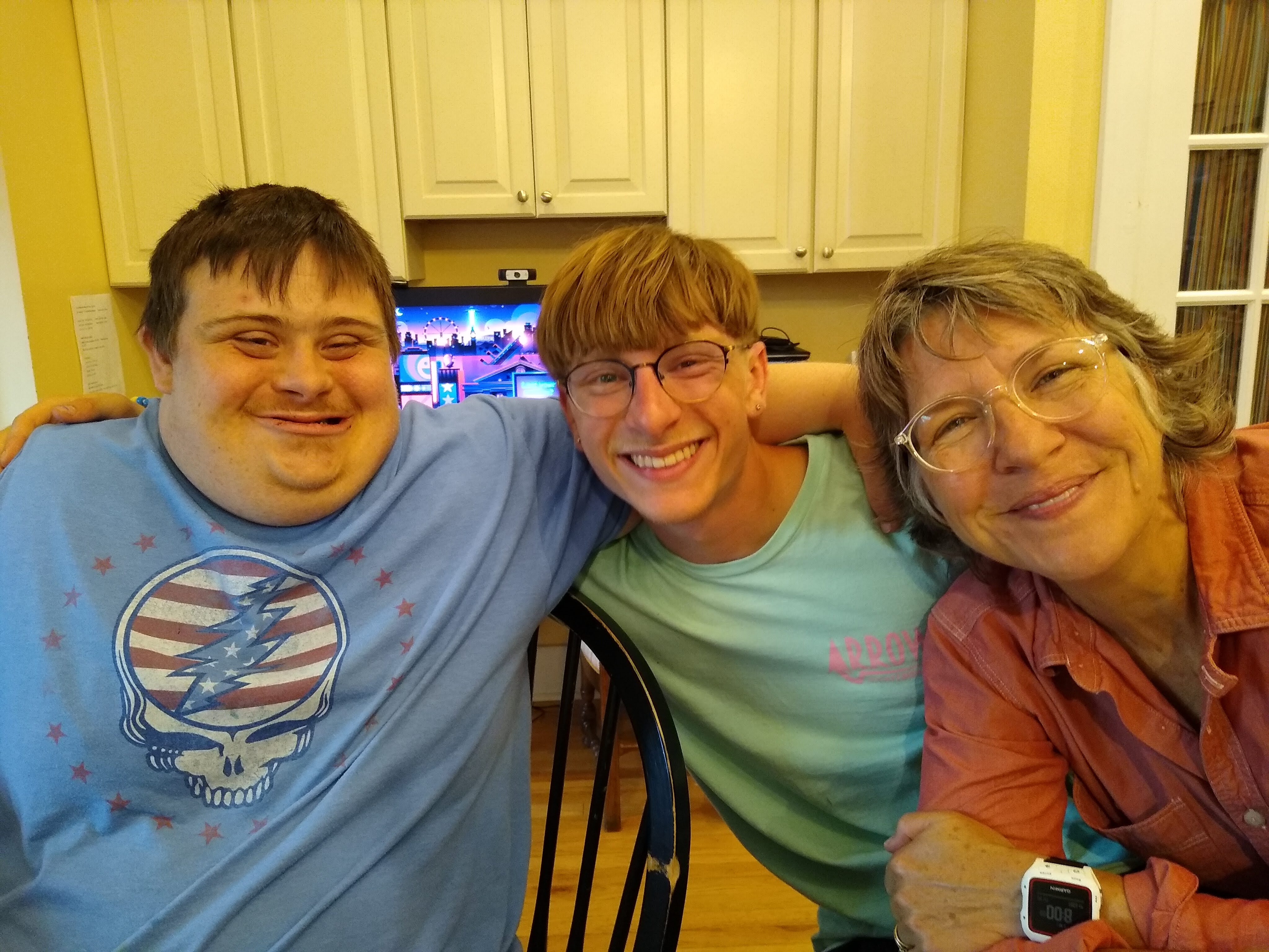 Gary, Kathy, and Eliot Roberts